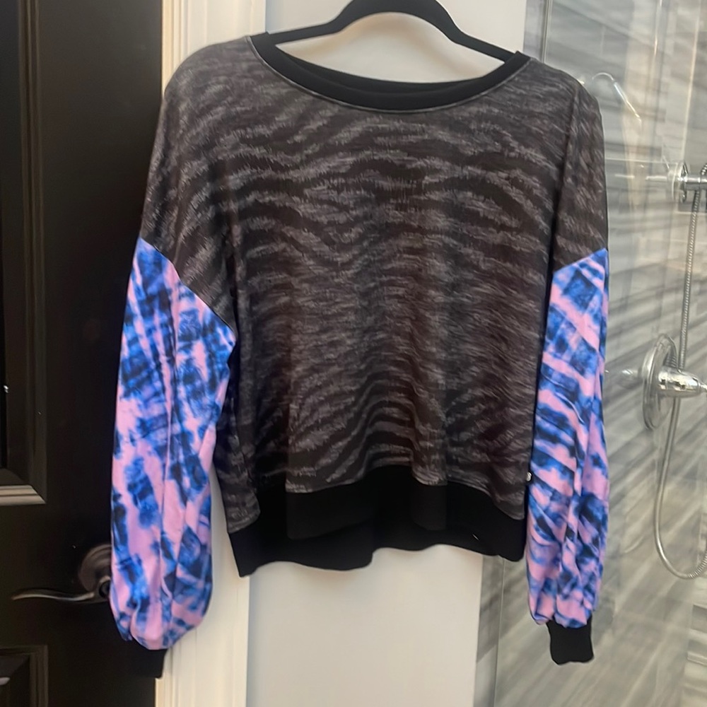 Terez mixed print sweatshirt